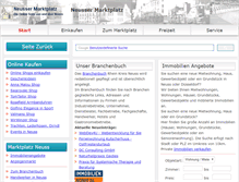 Tablet Screenshot of neusser-marktplatz.de